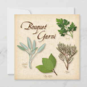 Herb Bouquet-kort