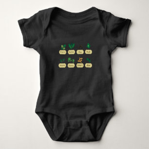 Herb Collector Oregano Basil Thyme Mint Ginger T Shirt