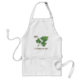 Herb Pun, det är Parsley My Fault Apron Förkläde