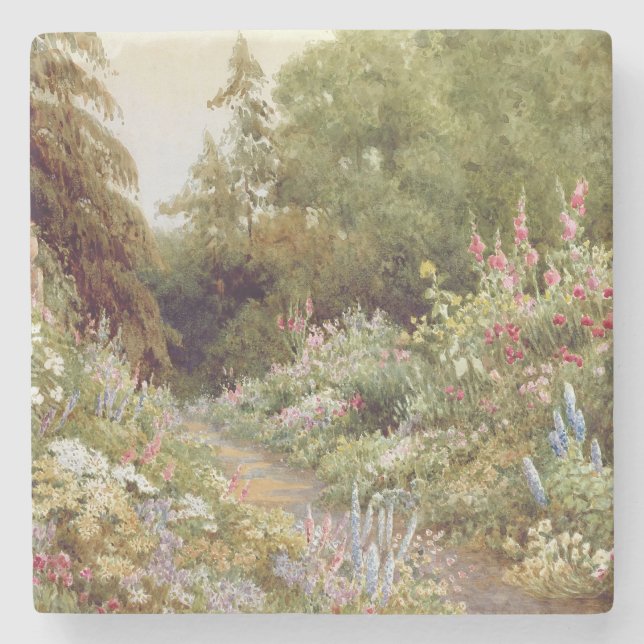 Herbaceous gräns underlägg sten (Framsidan)