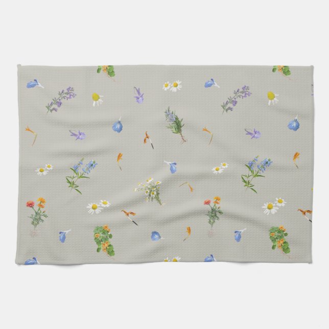 Herbal blanket for fireplace.  kökshandduk (Horisontell)