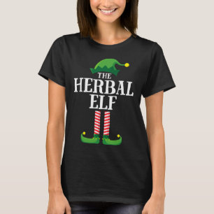 Herbal Elf Matching Familjejul Party T Shirt