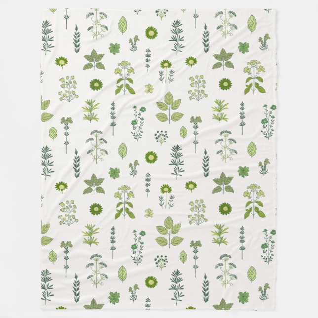 Herbal Harmony Fleecefilt (Framsidan)