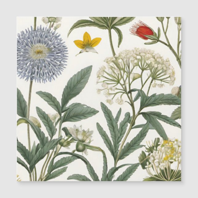 Herbal Harmony Magnetisk Inbjudningskort (Framsida)