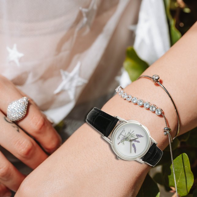Herbal Life: Lavender, anpassadet Armbandsur (Skapare uppladdad)