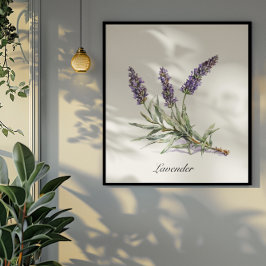 Herbal Life: Lavender, anpassadet Poster