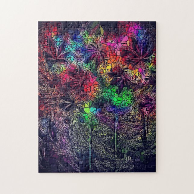 Herbal Mosaic Heart Pussel (Vertikal)