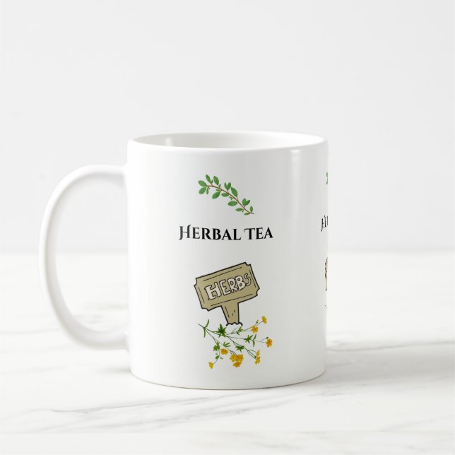 "Herbal Tea" kaffe/te mugg (Vänster)