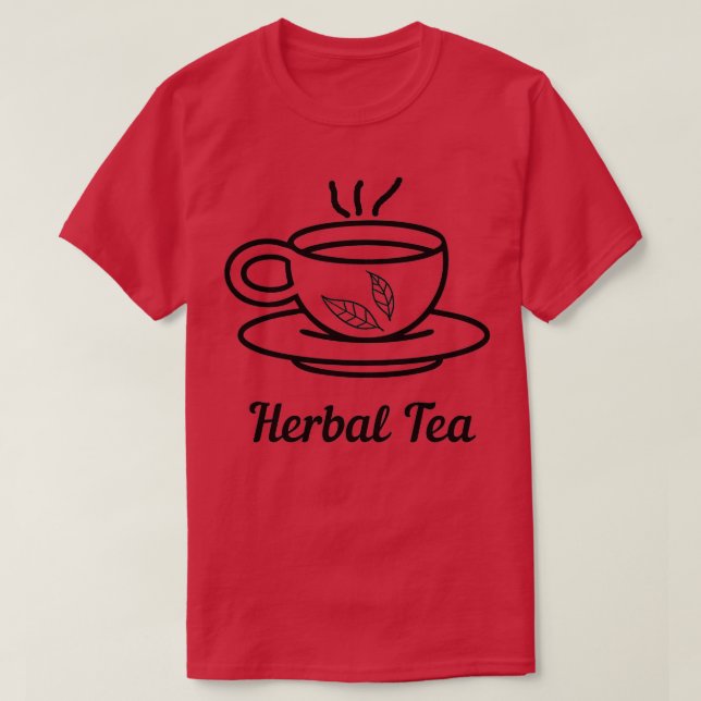 Herbal Tea Kopp T Shirt (Design framsida)
