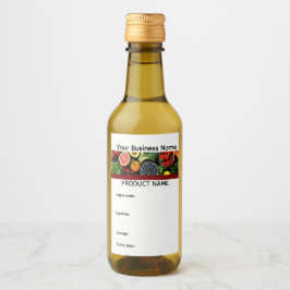 Herbal Tonic Label Vinetikett