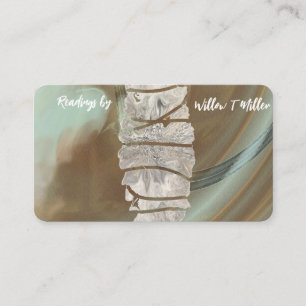 Herbal, White Sage, Healer, Reiki, Affärskort Visitkort