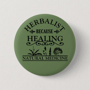 Herbalist för läkning knapp