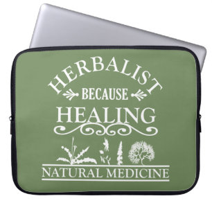Herbalist för läkning laptop fodral