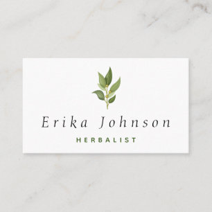 Herbalist Gardener för havskräfta i Träd Visitkort