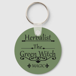 Herbalist, gröntens trollmagi nyckelring