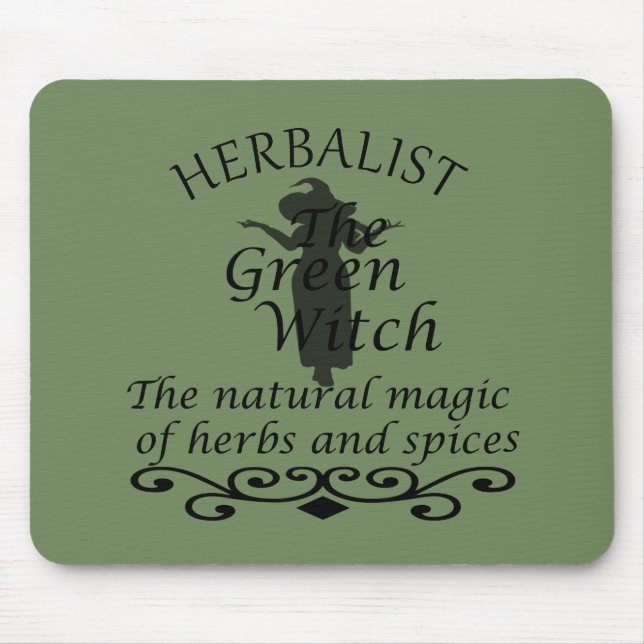 Herbalist i grönten häxa musmatta (Framsidan)