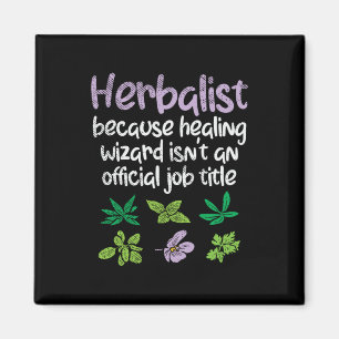 Herbalist Örter Funny Magnet