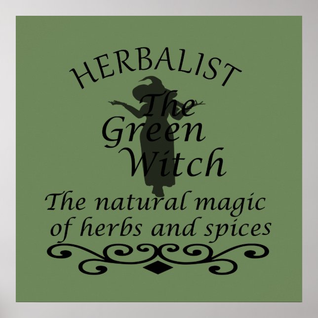 herbalist the green witch poster (Framsidan)
