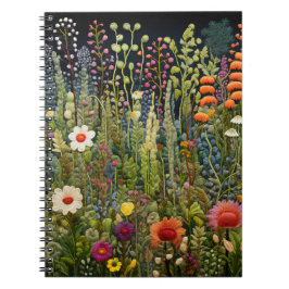 Herbalisternas trädgårdsbroderade bärbara och Jour Anteckningsbok