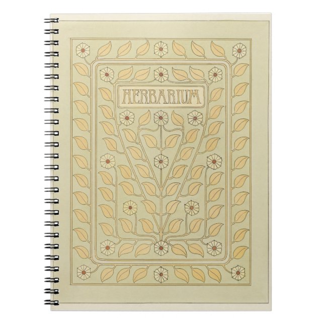 Herbarium Plant  Journal Anteckningsbok (Framsidan)