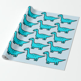 Herbert Dinosaurie Inpackningspapper Presentpapper