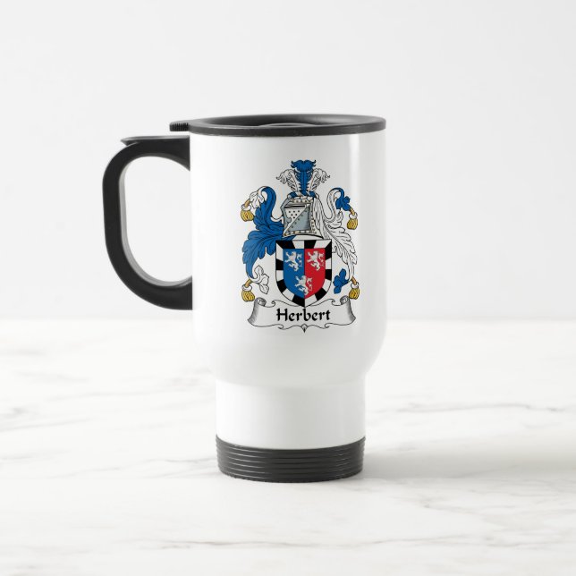 Herbert familjvapensköld resemugg (Vänster)