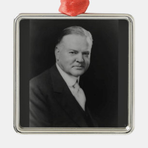 Herbert Hoover 31as ordförande Julgransprydnad Metall
