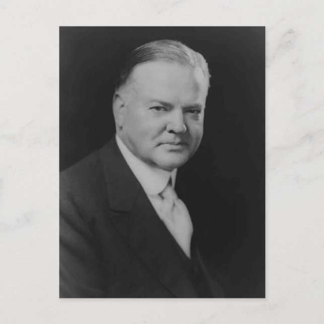 Herbert Hoover 31as ordförande Vykort (Framsida)