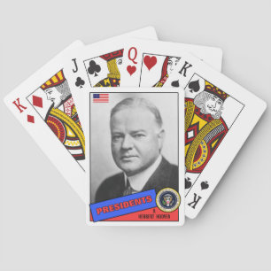 Herbert Hoover Basebollkort Spel Kort