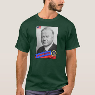 Herbert Hoover Basebollkort T Shirt