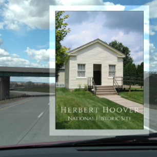 Herbert Hoover Childomy One Room Schoolhouse Vykort
