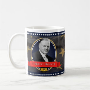 Herbert Hoover historisk mugg