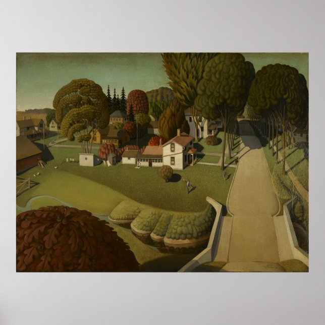 Herbert Hoovers födelseort Poster (Framsidan)