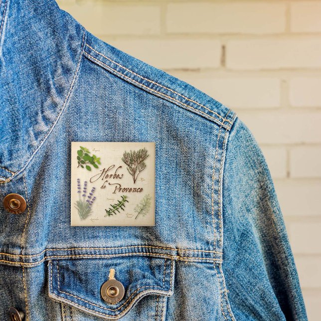 Herbes de Provence Button Knapp (Herbes de Provence Button with rosemary, sweet lavender, fennel, oregano and thyme. )