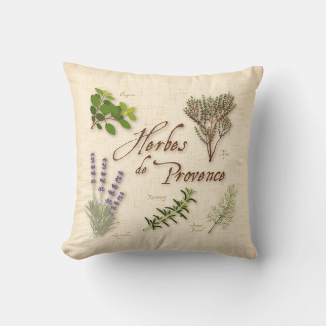 Herbes de Provence Dekorativ kudde (Framsida)