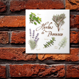 Herbes de Provence Keramisk Kakel
