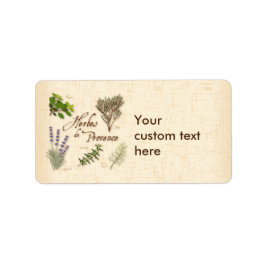 Herbes de Provence Labels Adressetikett