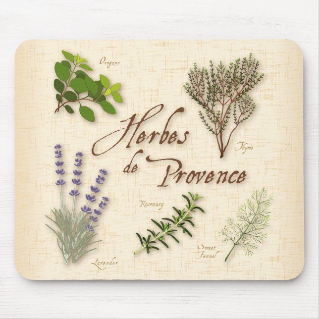 Herbes de Provence Mouse Pad Musmatta (Framsidan)
