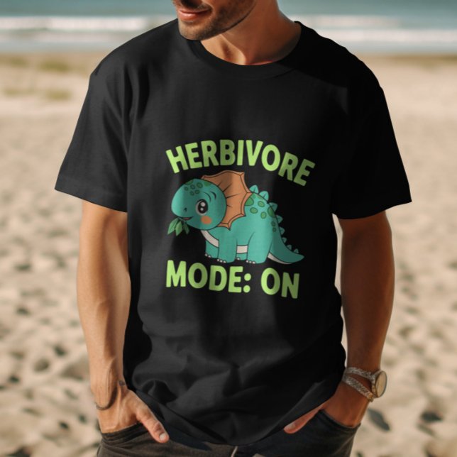 Herbiätare Mode: ON Vegan Dino T Shirt (Skapare uppladdad)