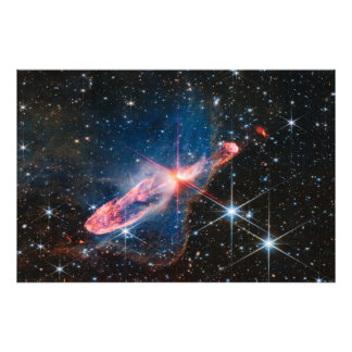 Herbig-Haro 46/47 (NIRCam Image) James Webb Photo Fototryck