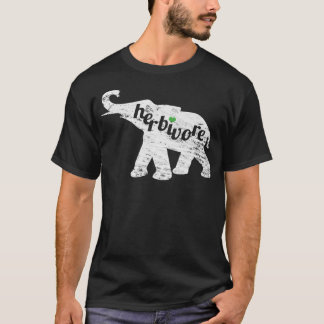 HERBIVORE Kärlek Elephant Vegan Eat Veg Inspired D T Shirt