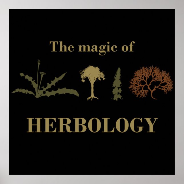 herbologi poster (Framsidan)