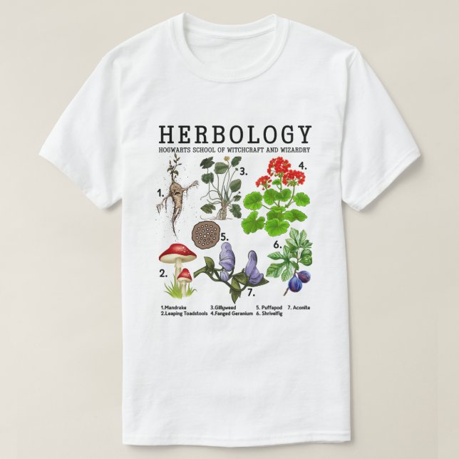 Herbologiplanta t-shirt crewnacke Hoodie (Design framsida)