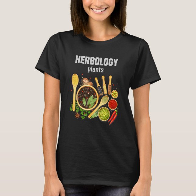Herbology Plants V2  Garden Greenhouse He T Shirt (Framsida)