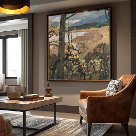 Herbst an Chiemsee | Leo Putz Ligcape Art Canvastryck