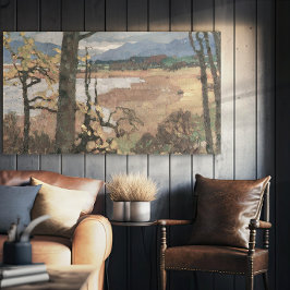 Herbst an Chiemsee | Leo Putz Ligcape Art Canvastryck