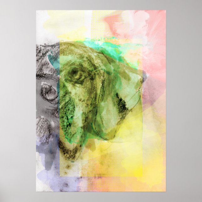 Herbst Deutsche Dogge Poster (Framsidan)