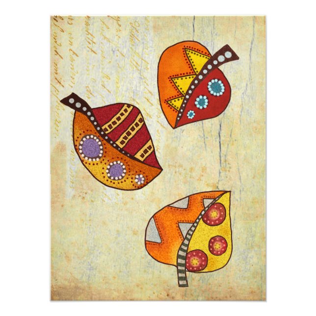 Herbstblätter Fototryck (Framsidan)