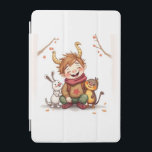 „Herbstfreunde – Ein Tag voller Lachen“ iPad Mini Skydd<br><div class="desc">Ein fröhlicher Junge mit verspielten Hörnern,  begleitet von einem süßen Hasen und einem glücklichen Maulwurf,  genießt einen bunten Herbsttag. Ein Bild voller kindlicher Freude,  Fantasie und Freundschaft – perfekt für Kinderzimmer,  Grußkarten oder als verspieltes Design für Bekleidung und Deko!</div>