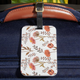 Herbstliches Blütenmosaik Bagagebricka